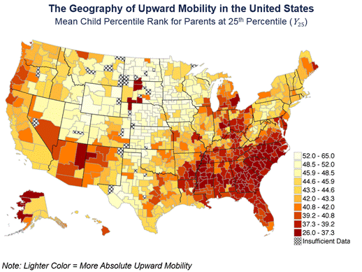 geography of upward mobility