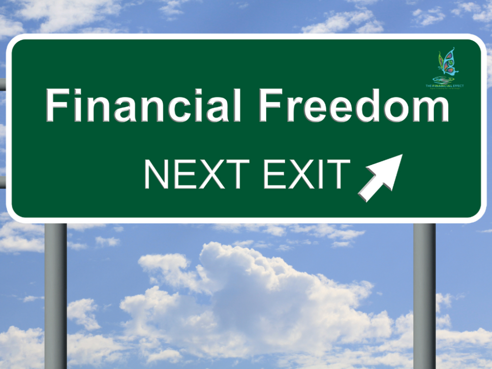 Financial Freedom Sign Graphic