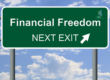 Financial Freedom Sign Graphic